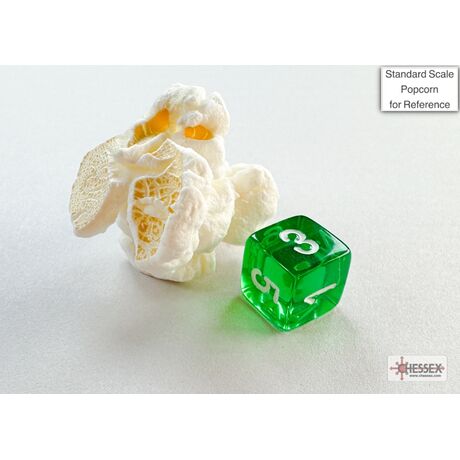 Translucent Mini-hedral™ Green/white 7-Die Set