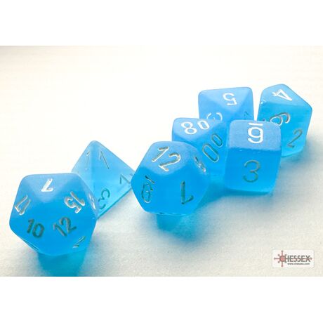Frosted Carribean Blue Mini 7-Die Set