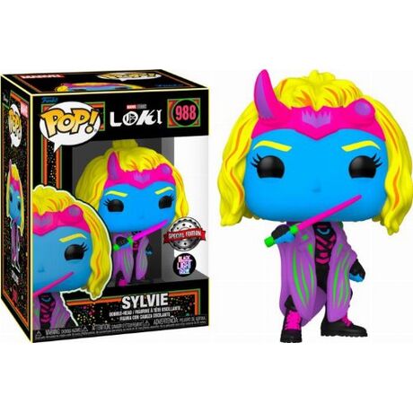 POP! Marvel: Loki - Sylvie (Black Light) #988 (Exclusive)