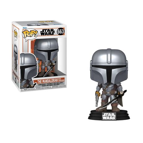 POP! The Mandalorian With Darksaber - The Mandalorian #663