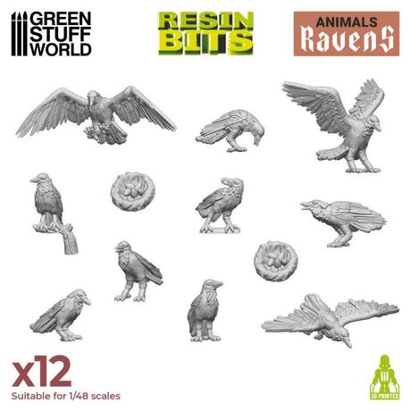 Ravens 3D Resin Set
