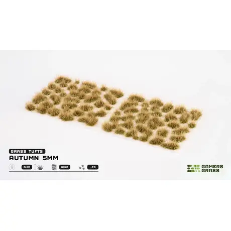Autumn 5mm Grass Tufts - Wild (70)