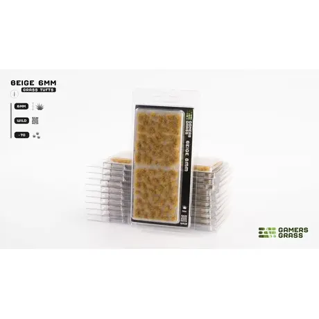Beige 6mm Grass Tufts - Wild (70)