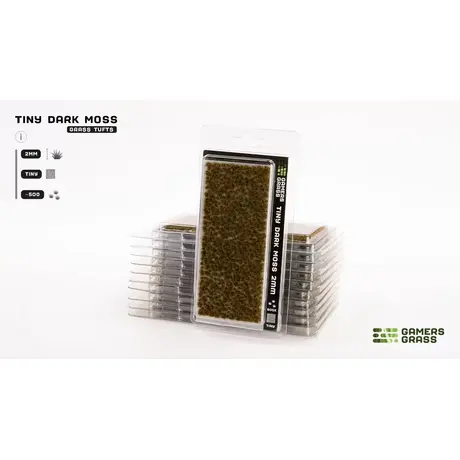 Tiny Dark Moss Grass Tufts (500)