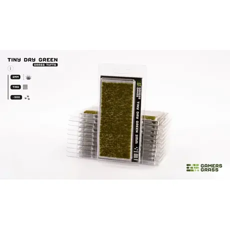 Tiny Dry Green Grass Tufts (500)