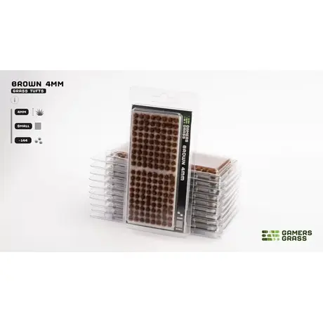 Brown 4mm Grass Tufts - Small (144)