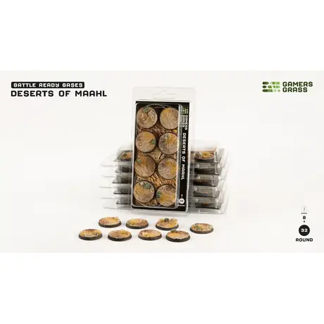 Deserts of Mahl Bases - Round 32mm (8)