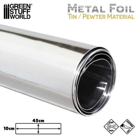 Flexible Tin Foil - Craft Pewter