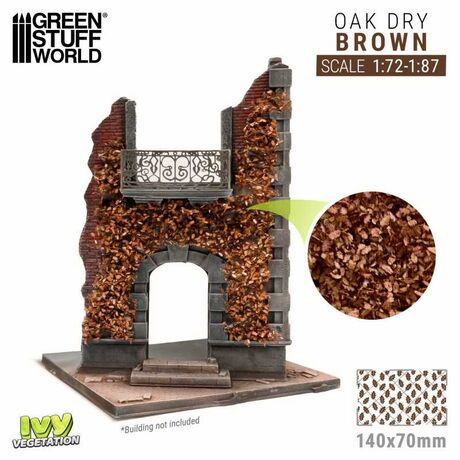 Oak Dry 1:72/1:87 Brown Ivy Sheet Small