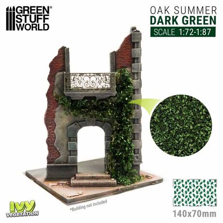 Oak Summer 1:72/1:87 Dark Green Ivy Sheet