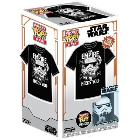Pop! Star Wars Pocket Pop & Tee Box - Stormtrooper Size L