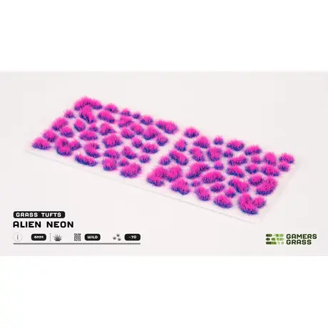 Alien Neon 4mm Grass Tufts - Wild (70)