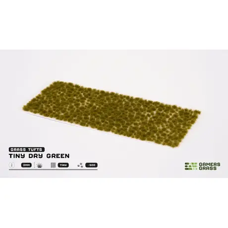 Tiny Dry Green Grass Tufts (500)