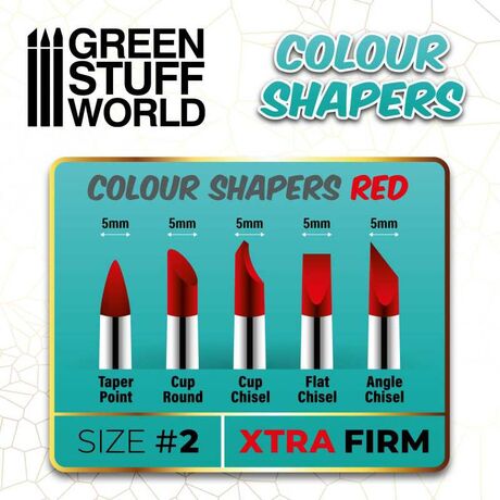 Colour Shapers Brushes Size 2 - Extra Firm