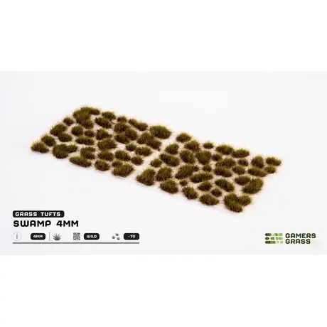 Swamp 4mm Grass Tufts - Wild (70)