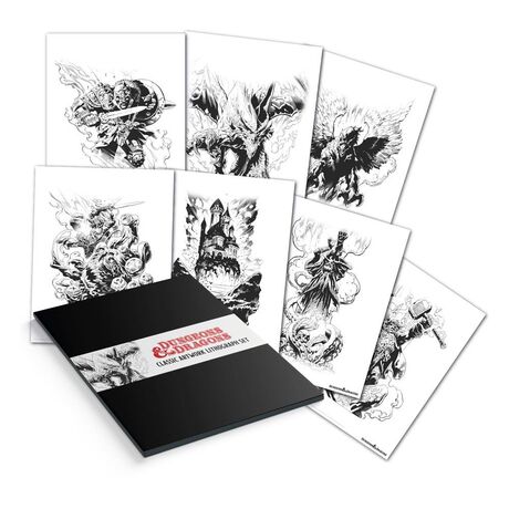 Dungeons & Dragons Lithograph Set