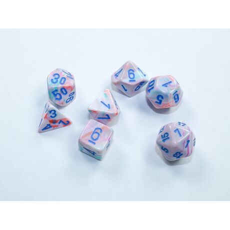 Festive® Mini-hedral™ Pop Art™/blue 7-Die set