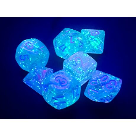 Nebula® Mini-hedral™ Wisteria/white 7-Die set