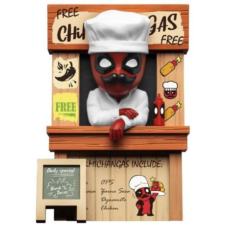 Deadpool's Chimichangas Store Diorama 8cm