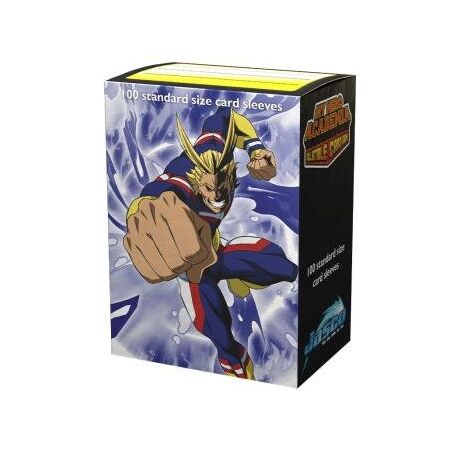 Dragon Shield License Sleeves All Might Punch (100)