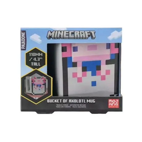 Minecraft Bucket Of Axolotl Mug