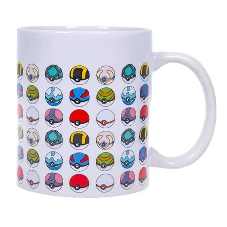 Pokemon All Pokeballs Ceramic Mug In Gift Box  325ml