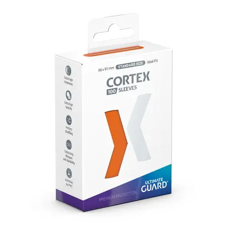 Ultimate Guard Cortex Sleeves Standard Size Matte Orange (100)