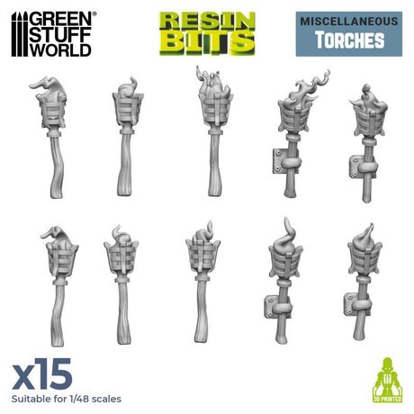 3D Printed Set- Torches