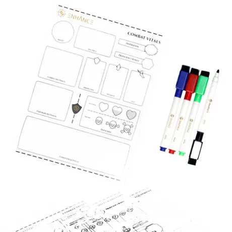 Enhance RPG Acrylic Character Sheet Set