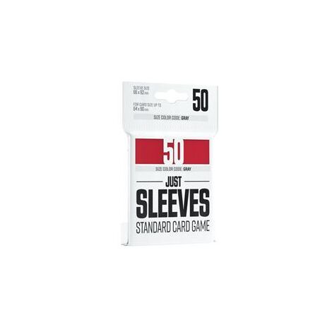 Just Sleeves Standard Card Game Red (50)