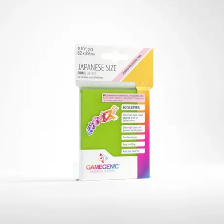 Japanese Size Prime Sleeves Lime 60