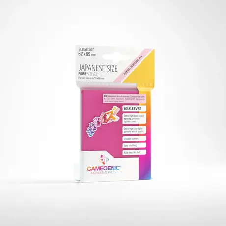 Japanese Size Prime Sleeves Pink 60