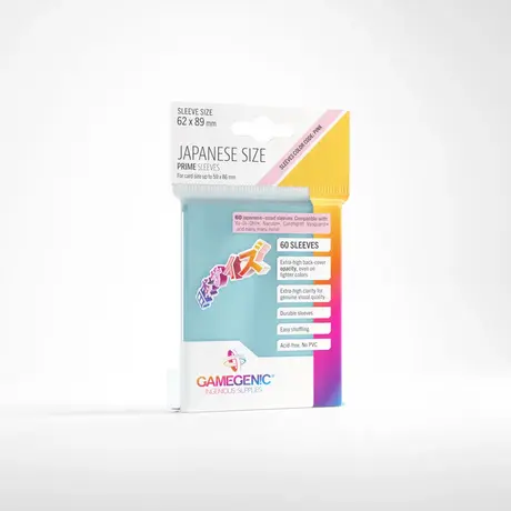 Japanese Size Prime Sleeves Clear 60