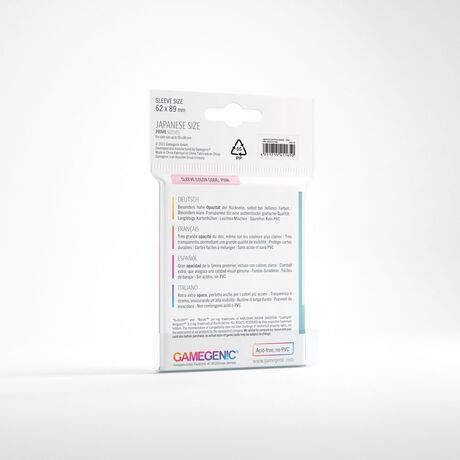 Japanese Size Prime Sleeves Clear 60