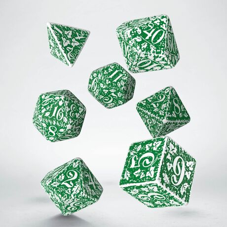 Forest Dice Set White & Green - Tundra