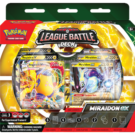 November Miraidon Ex League Battle Deck Display