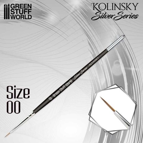Silver Series Kolinsky Brush - Size 00