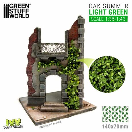 Oak Summer 1:35/1:43 Light Green Ivy Sheet