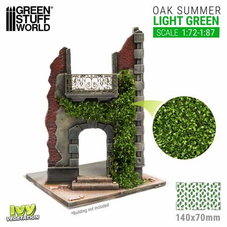 Oak Summer 1:72/1:87 Light Green Ivy Sheet