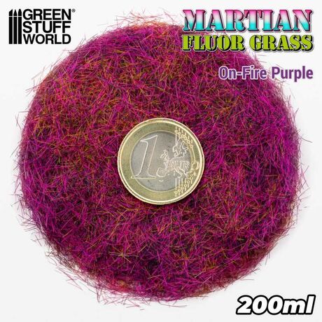 Martian Fluor Grass Flock - On Fire Purple 200ml