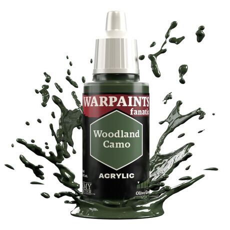 Woodland Camo Warpaints Fanatic 18ml