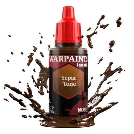 Sepia Tone Warpaints Fanatic Wash 18ml