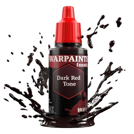 Dark Red Tone Warpaints Fanatic Wash 18ml