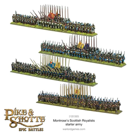 Montrose's Scottish Royalists Starter Army Pike & Shotte Epic Battles