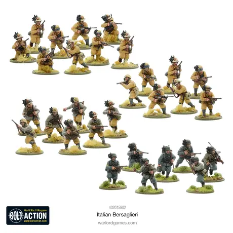 Italian Bersaglieri Plastic Boxed Set