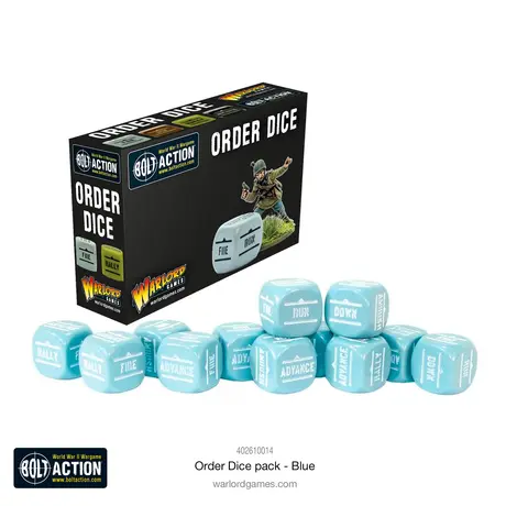 Bolt Action: Order Dice Pack - Blue