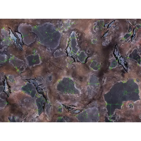 Allien Wasteland Gaming Mat 44"x60" 2.0