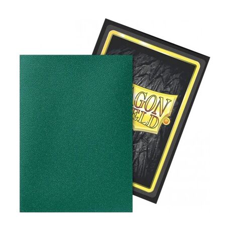 Dragon Shield Matte Dual Sleeves Metallic Green - Power (100)