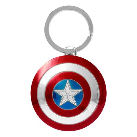 Marvel Captain America Shield Metal Keychain