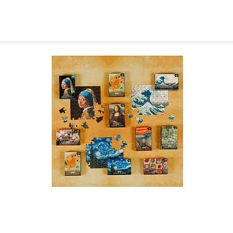 Jigsaw Library: Mini Masterpieces 50pcs